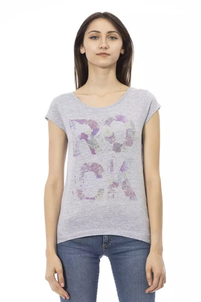 Trussardi Action Cotton Tops & Women's T-shirt In Gray