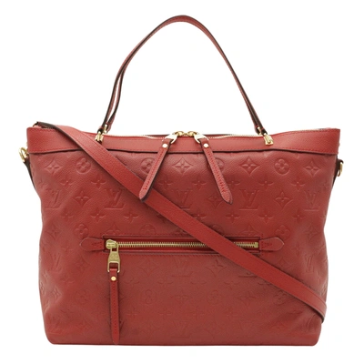 Pre-owned Louis Vuitton Lumineuse Canvas Shoulder Bag () In Red