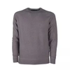 Emilio Romanelli Elegant Gray Cashmere Crew Neck Sweater In Grey