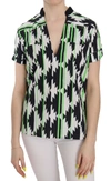 COSTUME NATIONAL COLOR PLUNGING TOP WOMEN'S BLOUSE