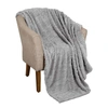 Superior Arctic Boho Knit Jacquard Fleece Throw Blanket Medium Weight Fluffy Bedding By