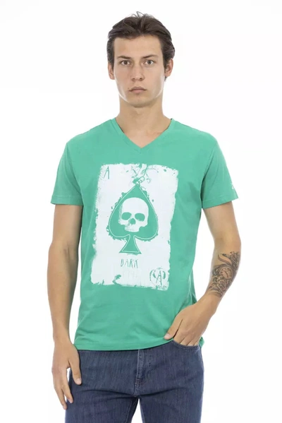 Trussardi Action Cotton Men's T-shirt In Green