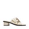 ANNY NORD ANYWAY ANYDAY SANDALS IN BEIGE LEATHER
