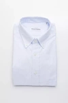 Robert Friedman Light-blue Cotton Shirt In Multi
