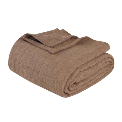 Superior Basketweave Cotton Blanket By