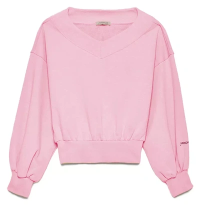 Hinnominate Pink Cotton Sweater