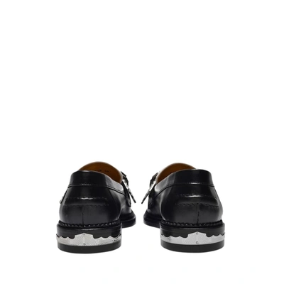 Toga Aj1230 Leather Loafers In Black