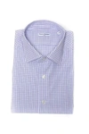 Robert Friedman Burgundy Cotton Shirt In White