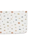 Pehr Organic Cotton Crib Sheet In Rush Hour