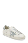 Golden Goose Super-star Low Top Sneaker In White/ Blue