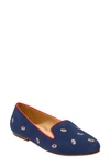 JACK ROGERS FOOTBALL EMBROIDERED LOAFER