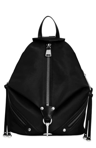 Rebecca Minkoff City Medium Zip Nylon Backpack In Black