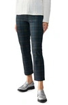 Sanctuary Carnaby Kick Crop Pants In Blue Moon Plaid In Blue Moon