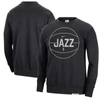 NIKE NIKE BLACK UTAH JAZZ 2023/24 AUTHENTIC STANDARD ISSUE TRAVEL PERFORMANCE PULLOVER SWEATSHIRT