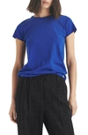 Rag & Bone The Slub Organic Pima Cotton T-shirt In Mid Blue