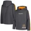 OUTERSTUFF YOUTH GRAY MCLAREN F1 TEAM FRENCH TERRY PULLOVER HOODIE