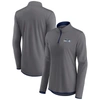 Fanatics Branded  Gray Seattle Seahawks Corner Long Sleeve 1/4 Zip Top In Gray