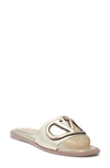 VALENTINO GARAVANI VLOGO CUTOUT SLIDE SANDAL