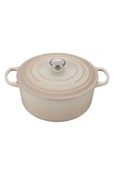 Le Creuset Signature Round 7.25-quart Dutch Oven In Meringue