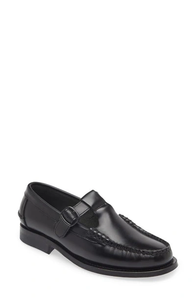 Hereu Alber T-strap Loafer In Black