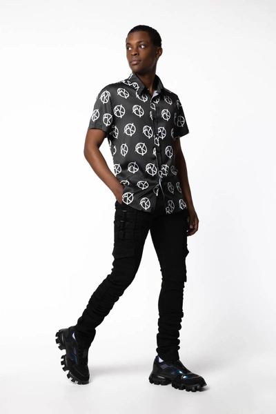 Akings Anarchy Satin Shirt In L