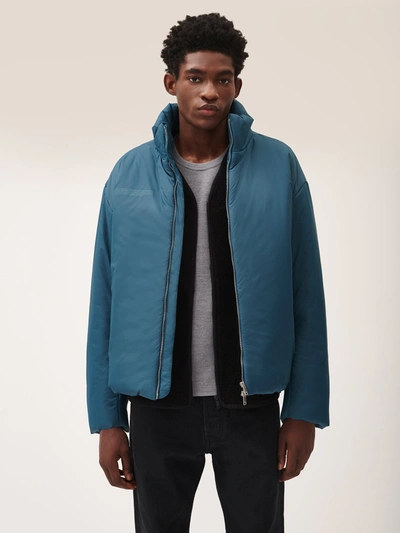 Pangaia Flower-warmth Puffer Jacket In Storm Blue