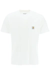 Carhartt Wip 'pocket' T-shirt Featuring Logo Label In White