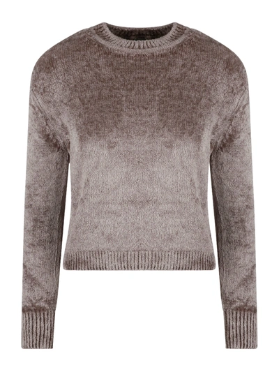 Herno Chenille Knit Resort Pullover In Nude & Neutrals