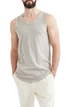 GOODLIFE SUNFADED SLUB SCALLOP TANK TOP