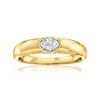 ROSS-SIMONS DIAMOND CLUSTER RING IN 18KT YELLOW GOLD