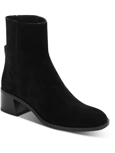 Dolce Vita Layton Womens Suede Casual Ankle Boots In Black