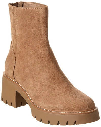 Dolce Vita Hadia Suede Bootie In Brown