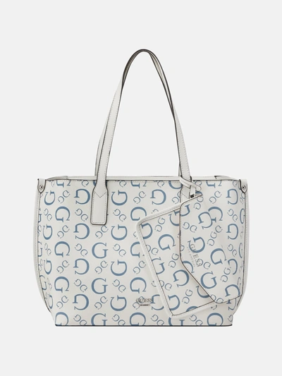 Guess Factory Merrick Logo Carryall In White
