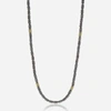 ARMENTA OLD WORLD 18K YELLOW GOLD AND STERLING SILVER, BLACK SAPPHIRE NECKLACE 18521