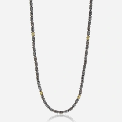 Armenta Old World 18k Yellow Gold And Sterling Silver, Black Sapphire Necklace 18521