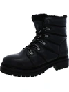Cougar Vantage Womens Leather Quilted Winter & Snow Boots In Black
