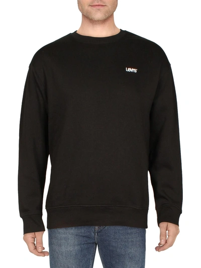 Levi's Mens Pullover Comfy Sweatshirt In Black