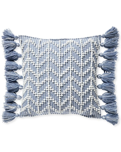 Serena & Lily West Beach Pillow Cover In Blue