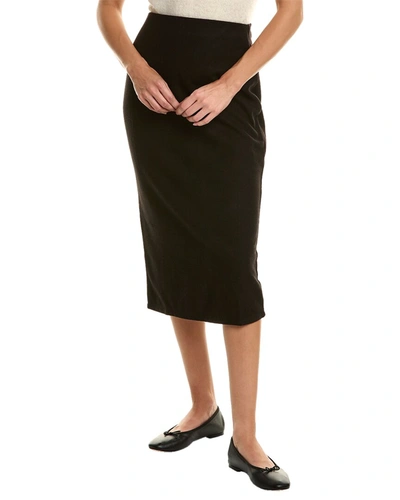 Brook + Lynn Pencil Skirt In Black
