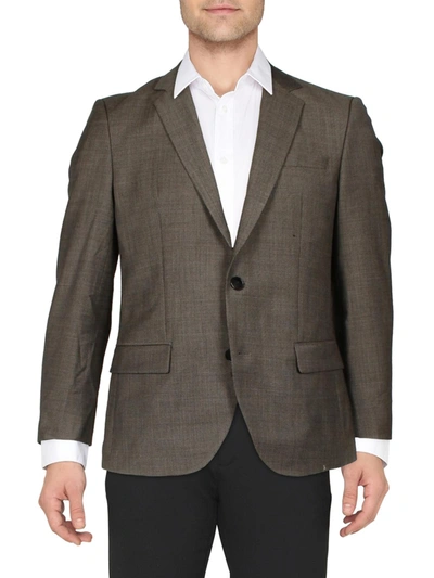Hugo Mens Wool Blend Slim Fit Suit Jacket In Brown