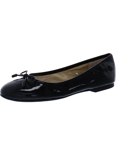 Ralph Lauren Jayna Womens Leather Round Toe Ballet Flats In Multi