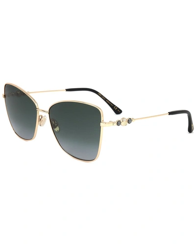 Jimmy Choo Women's Teso 59mm Sunglasses In Gold