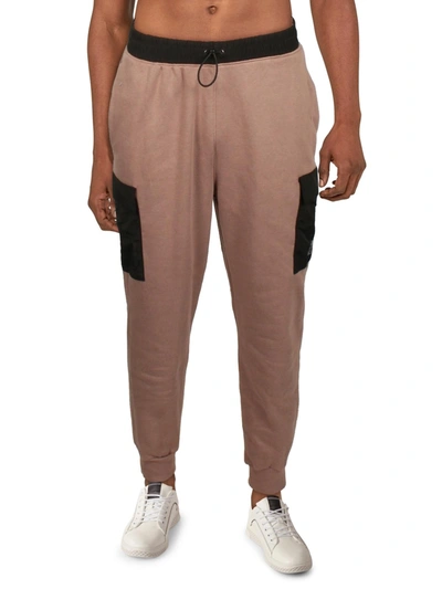 The North Face Mens Logo Comfy Jogger Pants In Brown