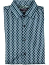LORDS OF HARLECH NIGEL MENS PRINT COLLARED BUTTON-DOWN SHIRT