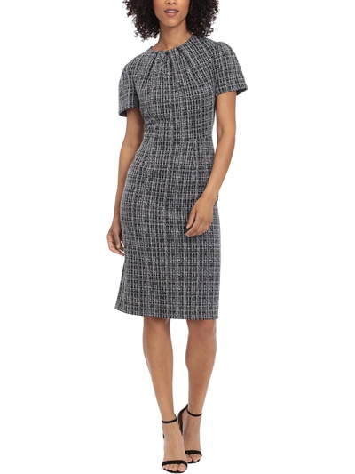 Maggy London Womens Office Business Wear To Work Dress In Grey