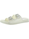 VINCE CAMUTO PAVEY WOMENS SLIP ON STUDDED FOOTBED SANDALS