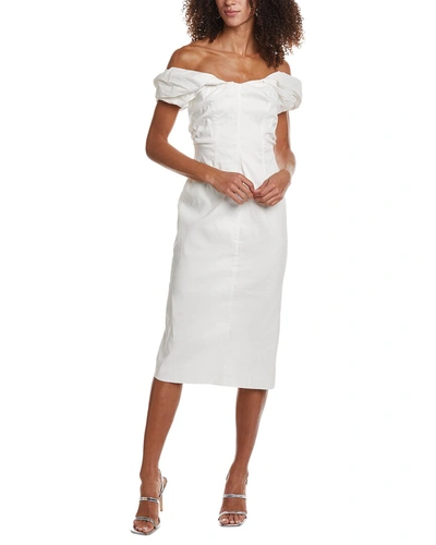 A.l.c Nora Off-the-shoulder Dress In White