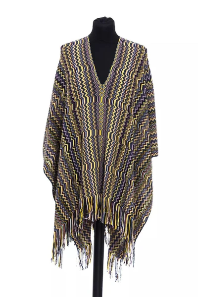 Missoni Wool Women's Poncho In Multi