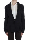 Exte Stretch Single Breasted Blazer Jacket In Black