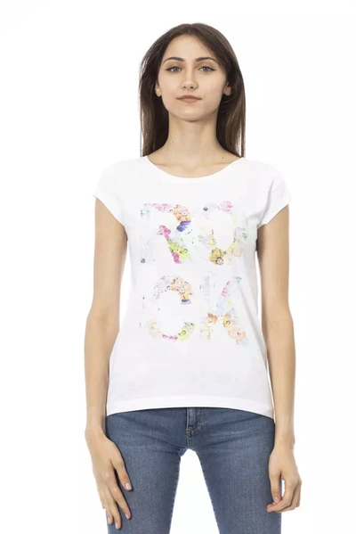 Trussardi Action Cotton Tops & Women's T-shirt In White